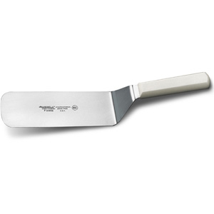 Dexter Russell P94856 Cake Turner, 8 x 3 Blade, White Handle