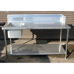 stainless steel kitchen tables rolling custom made commercial stainless steel kitchen table sink new 66x28x36 stainless steel kitchen tables rolling custom made commercial stainless steel kitchen table sink new 66x28x36