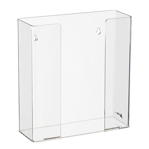 Alpine Industries Clear Acrylic Triple Glove Box Holder Gloves, Oven