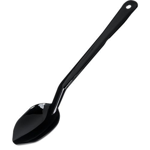 Carlisle Black 13 Solid Serving Spoon