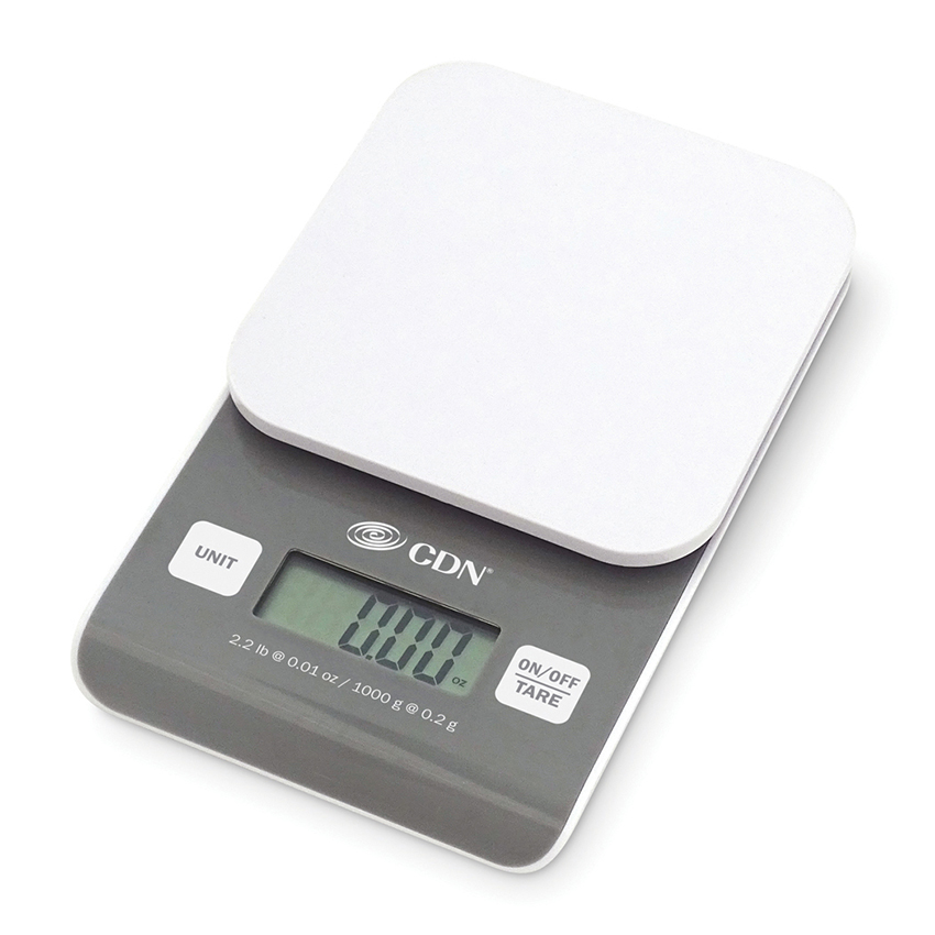CDN SD0202 Digital Precision Scale, 2.2 lb/ 1000g Digital Scales