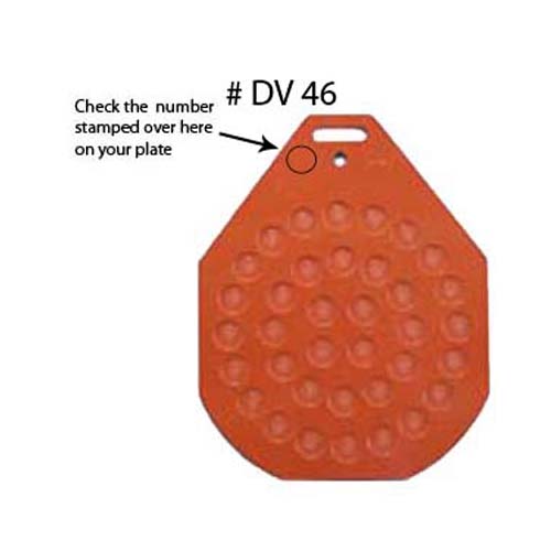 Divider-Rounder Molding Plate # DV 46
