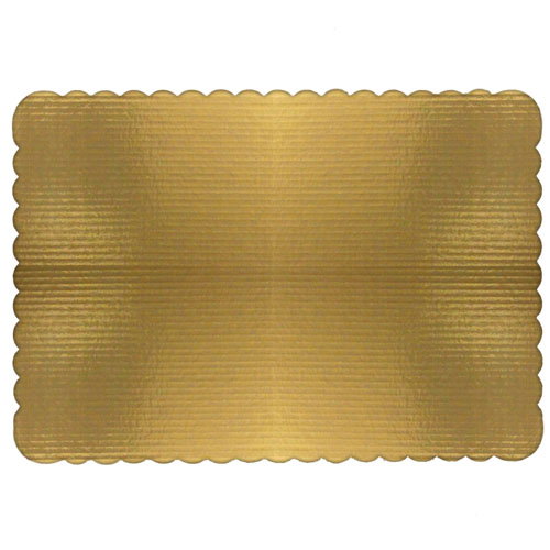 Gold Corrugated Rectangular Quarter Sheet Cake Boards 9 X 13 Pack Of