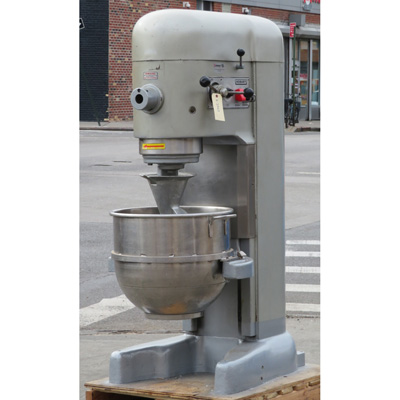 Hobart 80 Quart M802 Mixer with Attachment Hub, Single Phase, Used