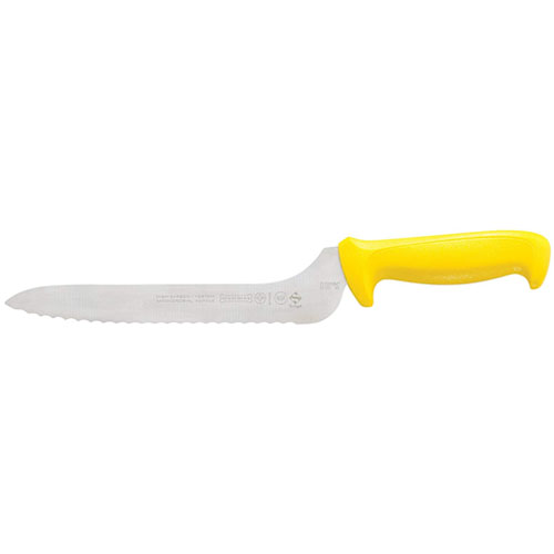 Mundial Yellow Offset Serrated Sandwich Knife 9