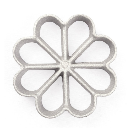RosetteIron Mold, Cast Aluminum, 8 Petal Floral Shape Rosette Irons
