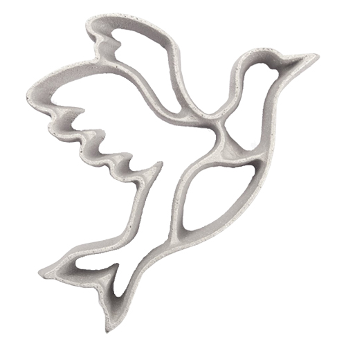 RosetteIron Mold, Cast Aluminum Dove Shape Rosette Irons