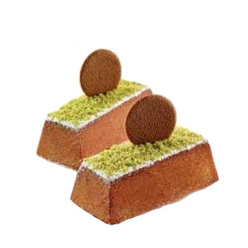 Silikomart Silicone Bakeware: Mini Cake 3.7 Oz, 3.93 x 2.04 x 1.22H, 30/mold