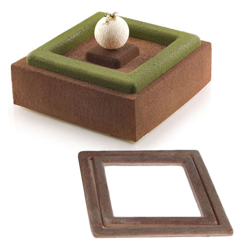 Silikomart Silicone SquareRing Mold Multiple Cavity Silicone Baking Molds