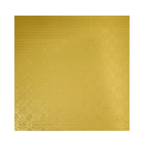 O'Creme Square Gold Cake Drum Board, 12
