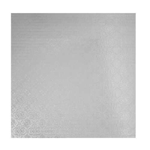 O'Creme Square Silver Cake Drum Board, 12