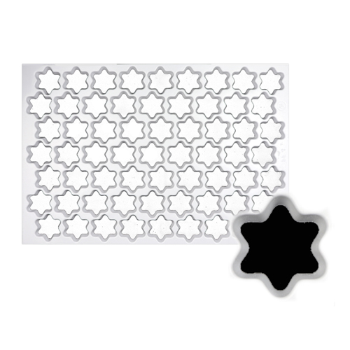 thermo cookie cutting sheet 1 3 4 star 63 sheet production cookie full sheet cookie cutters