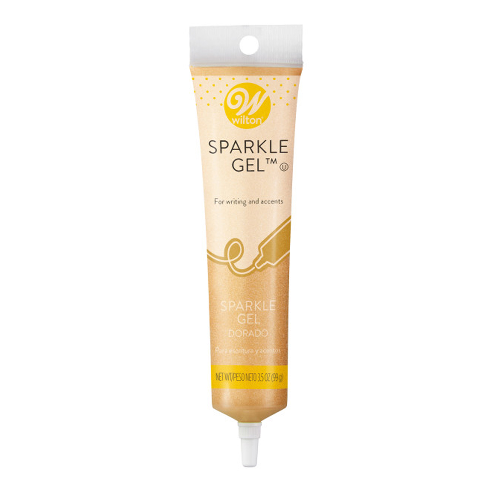 Wilton Gold Sparkle Gel, 3.5 oz. Icings & Gels