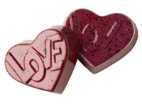 Heart and Love-Themed Chocolate Molds