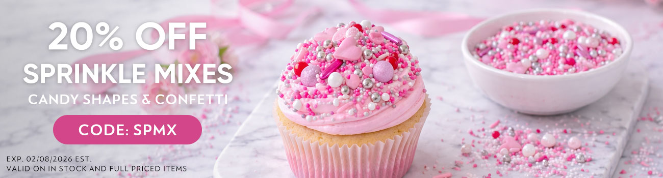 Sprinkle Mixes, Candy Shapes, and Confetti