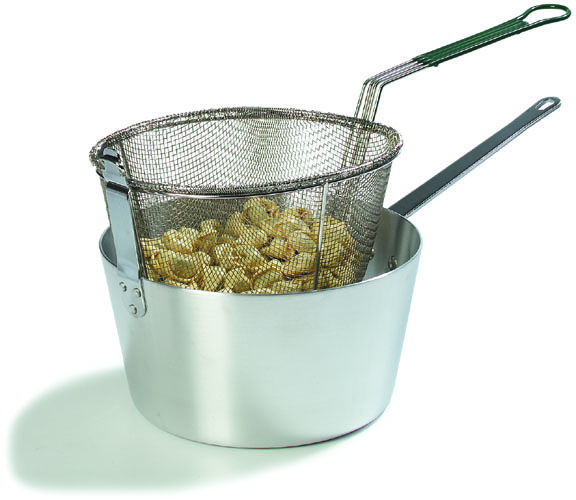 Carlisle 83/8 Fryer Basket with CoolTouch Handle Fry Baskets & Pots