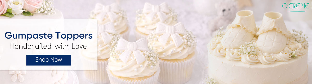 Ocreme gumpaste toppers