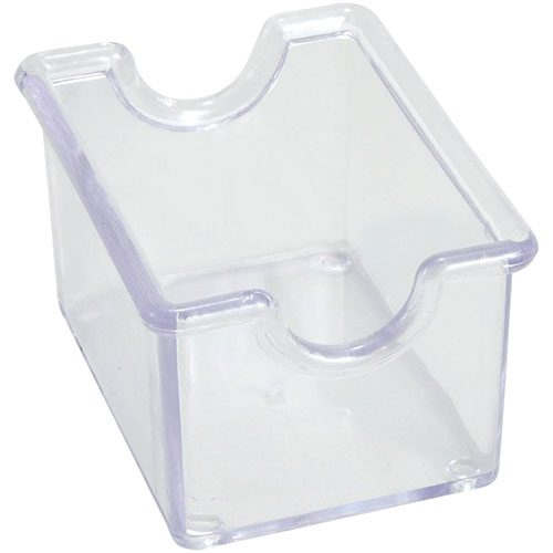 Winco Adcraft Sugar Packet Holder, Plastic - Clear