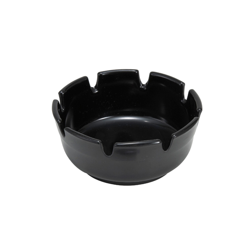 Winco Melamine Ashtray  - Black