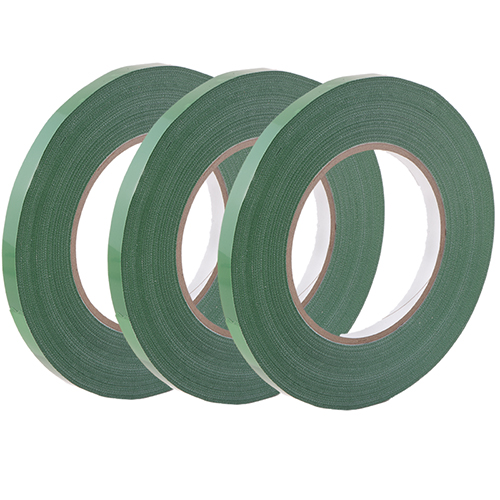 Tape for Poly Bag Sealer, Green, 3/8 Inch x - Pack of 3 Rolls