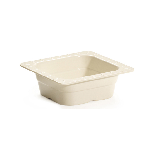 G. E. T. Melamine Food Pan 1/6 Size Insert Pan, Deep - Ivory