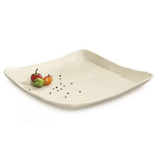 G. E. T. Melamine Plates, Square, New Yorker Series, 13.75,