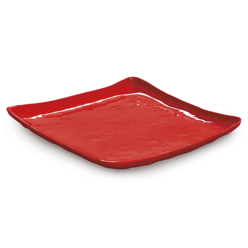 G. E. T. Melamine Plates, Square, New Yorker Series, 13.75,