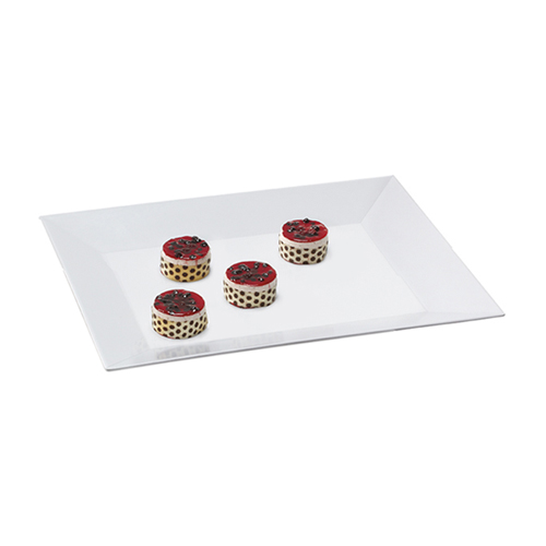 G. E. T. Melamine Tray, Siciliano/Bake & Brew Series, - White