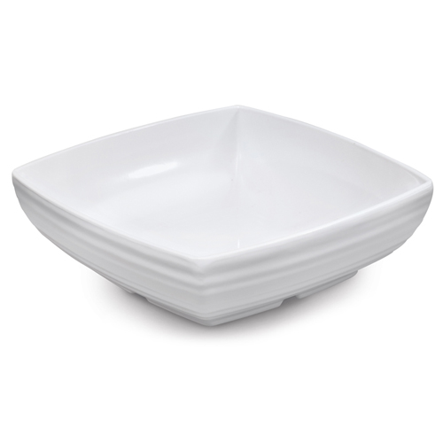 G. E. T. Melamine Bowl, Square, Milano Series, qt., 8