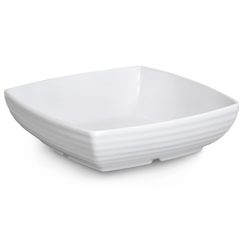 G. E. T. Melamine Bowl, Square, Milano Series, qt., 10.25