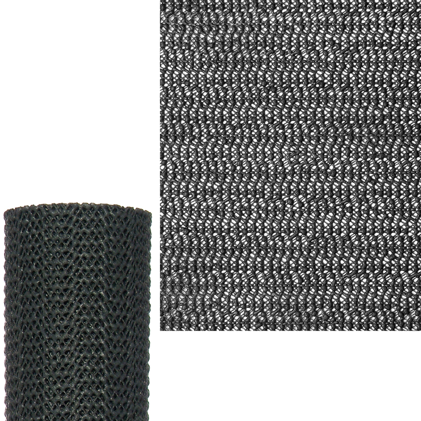 Shelf Liner Soft and Spongy Texture, x 60 Feet - Black