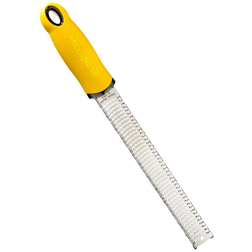 Microplane Premium Classic Cheese & Ginger Grater / Zester - Yellow