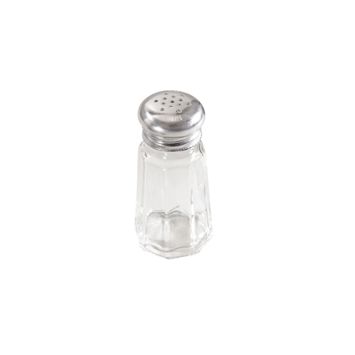 Winco Paneled Salt Shaker w/Mushroom Top - 1 Ounce