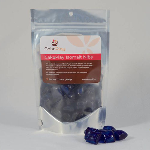 CakePlay Blue Isomalt Nibs