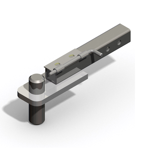 Lakeside Male Hitch - For Towing Single Pieces - or Casters