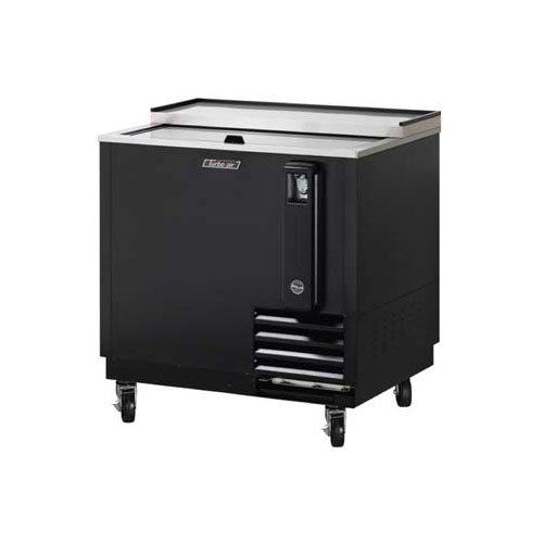 Turbo Air TBC-36SB Bottle Cooler - 8.5 Cu. Ft. - Black Finish