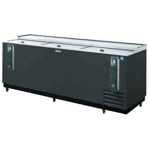 Turbo Air TBC-95SB Bottle Cooler - 30.3 Cu. Ft. - Black Finish