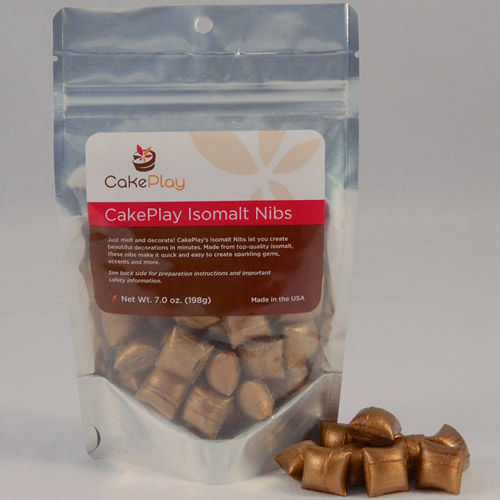 CakePlay Bronze Isomalt Nibs