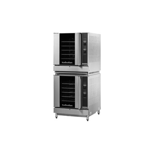 Moffat G32D5/2(N) Turbofan Natural Gas Digital Full Pan Convection Oven - Double Deck With Stacking Kit