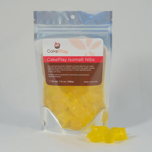 CakePlay Yellow Isomalt Nibs