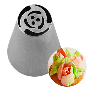 Russian Nozzles Piping Tips, Stainless Steel Seamless Tubes - #10