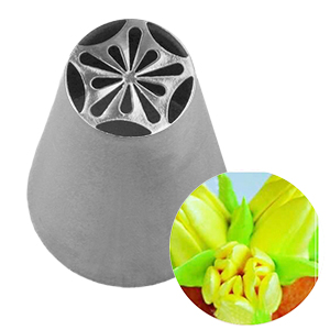 Russian Nozzles Piping Tips, Stainless Steel Seamless Tubes - #14