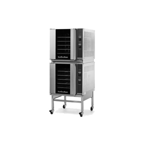 Moffat E32D5/2C Turbofan Digital Electric Double Deck With Stacking Kit and Casters Convection Oven