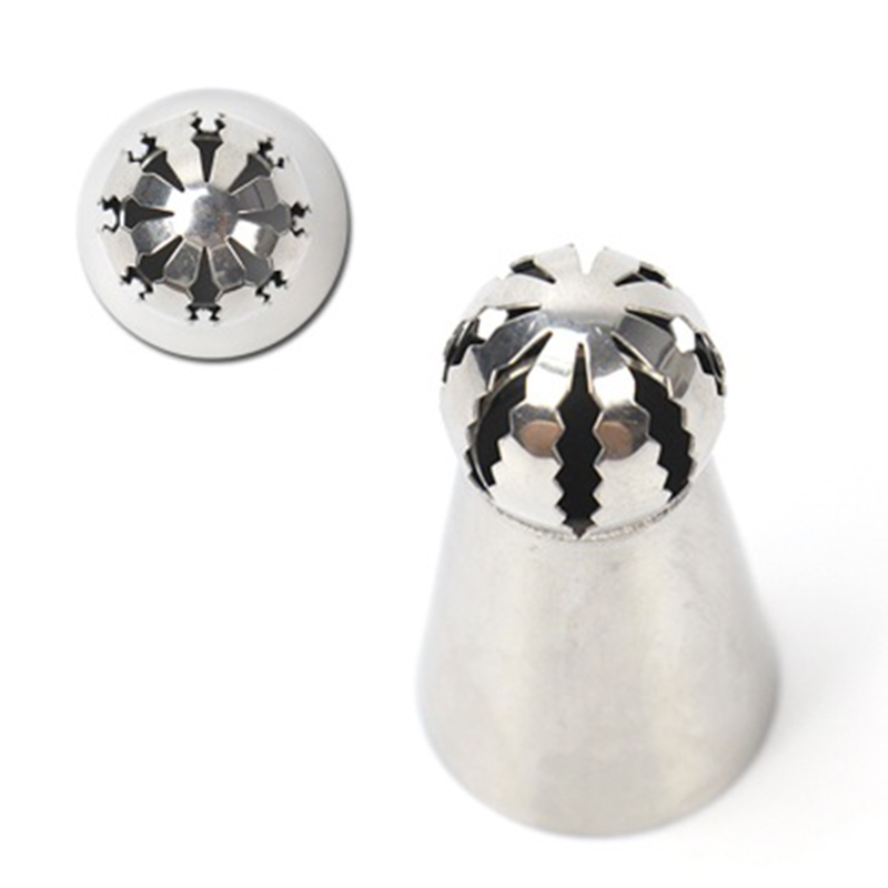 Russian Sphere Piping Nozzles, Stainless Steel Tubes - #470