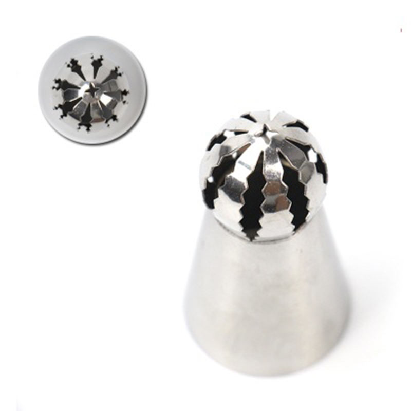 Russian Sphere Piping Nozzles, Stainless Steel Tubes - #480