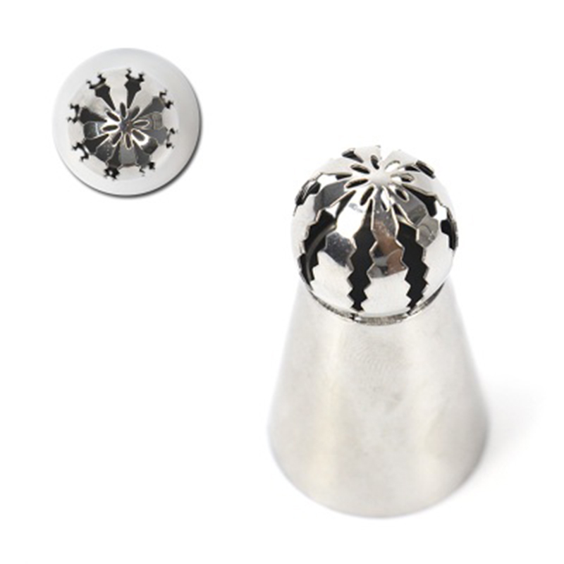 Russian Sphere Piping Nozzles, Stainless Steel Tubes - #484