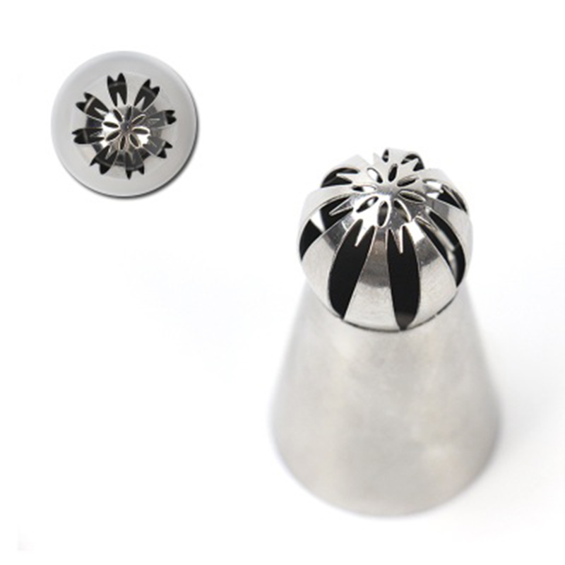 Russian Sphere Piping Nozzles, Stainless Steel Tubes - #485