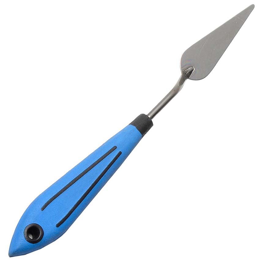 Ateco Offset Spatula for Fine Detail Work- Teardrop-Shape Blade