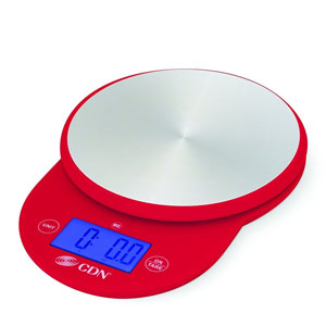 CDN Red Digital Scale, lb/