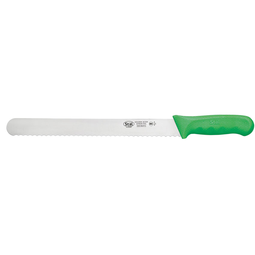 Winco Stal Green Bread Knife